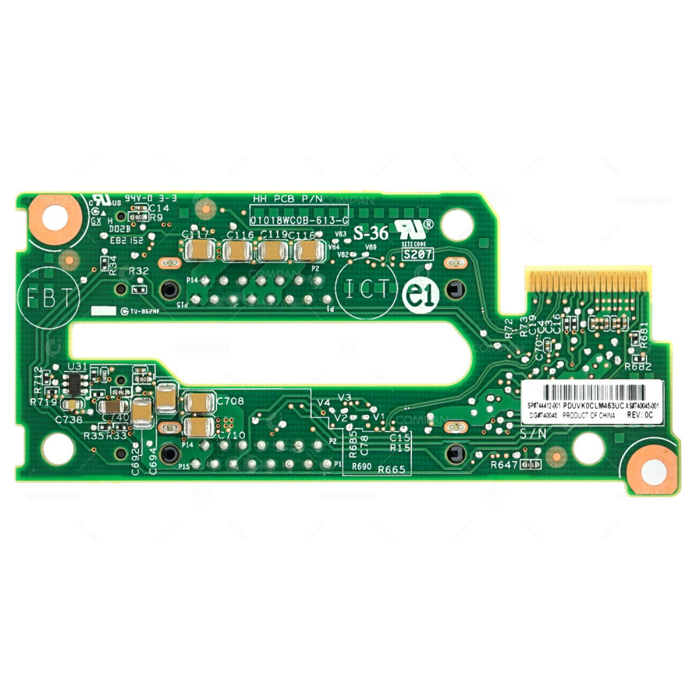 744412-001 HP BACKPLANE 2-BAY 2.5 SFF HDD SAS SATA FOR PROLIANT BL460C G9 740045-001